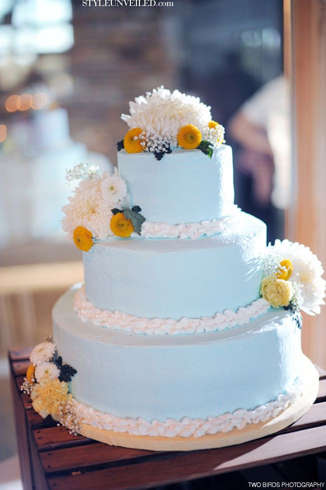 Light Blue Wedding Cakes
 17 Best images about Light Blue Yellow Wedding Ideas