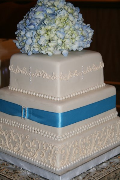 Light Blue Wedding Cakes
 light blue wedding cake