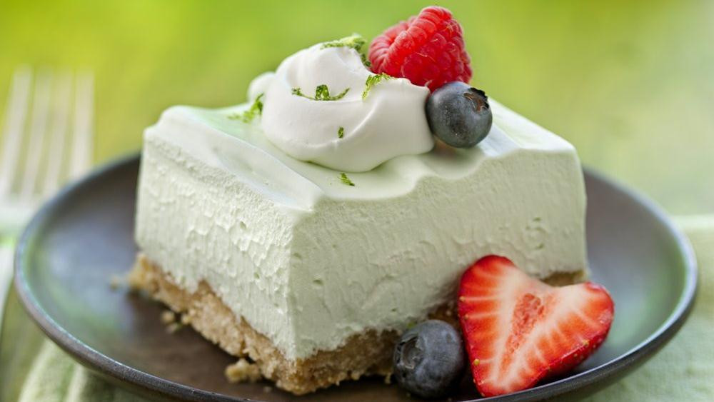 Light Desserts For Summer
 Light and Fluffy Key Lime Dessert Squares recipe from