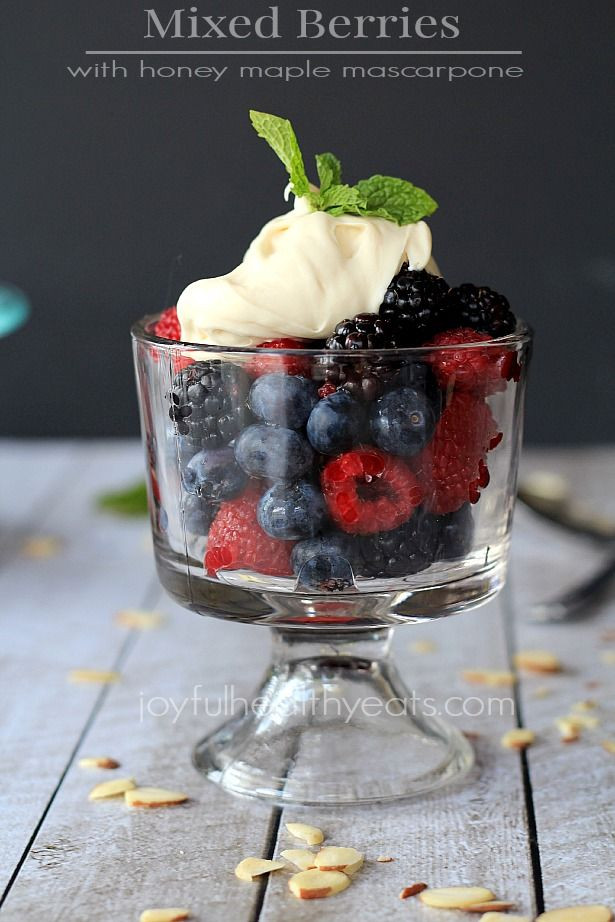 Light Healthy Desserts
 Best 25 Mixed berries ideas on Pinterest