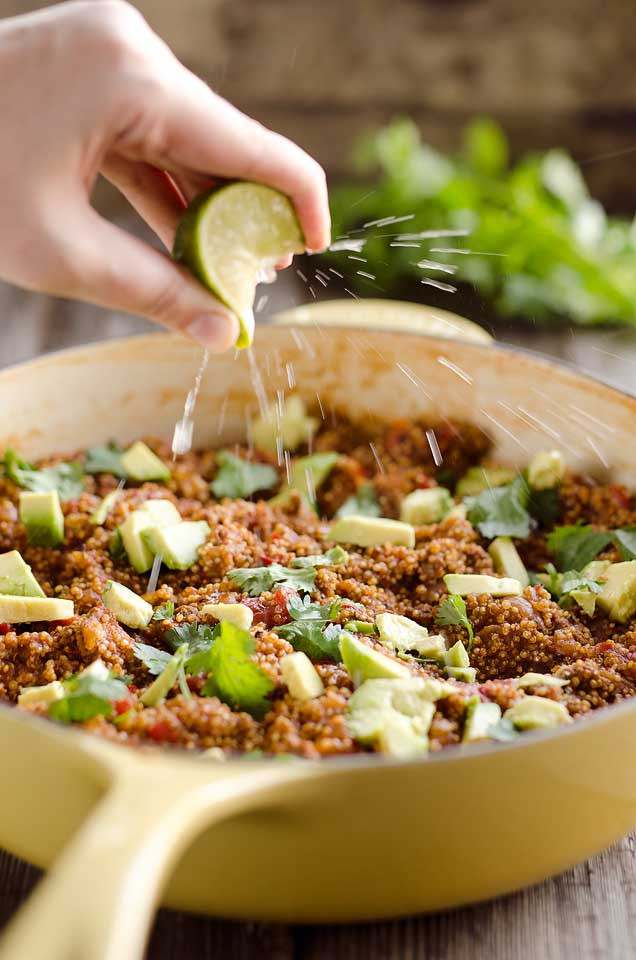 Light Healthy Dinner
 Light Taco Quinoa Skillet Fresh Healthy Dinner