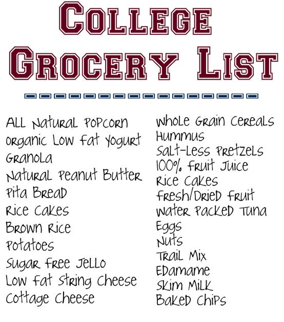 List Of Healthy Snacks For College Students
 What to pack when studying abroad