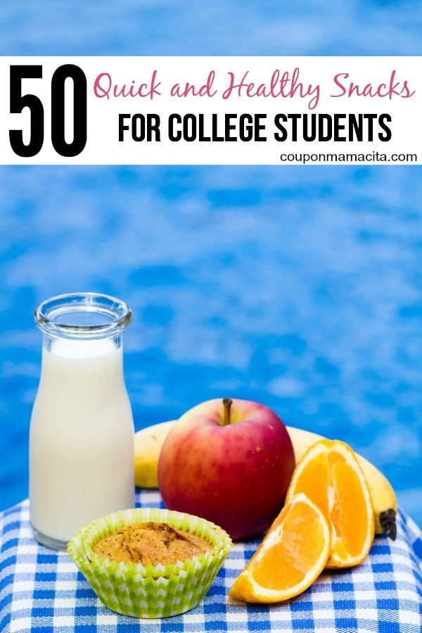 List Of Healthy Snacks For College Students
 50 Healthy Snack Ideas for College Students