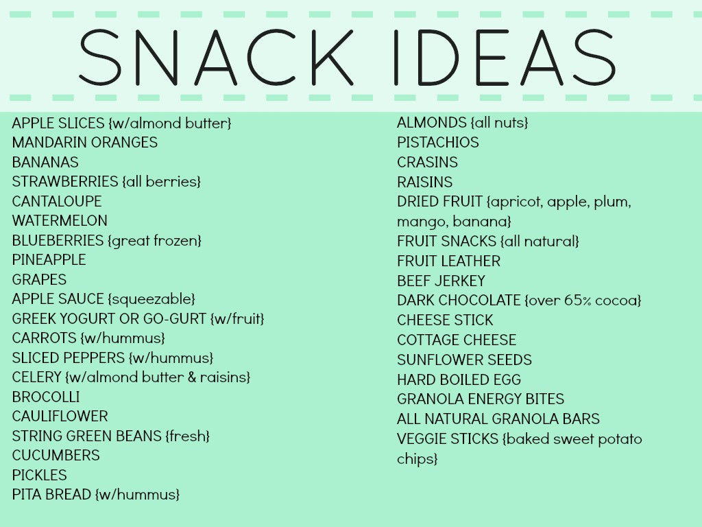 List Of Healthy Snacks For Kids
 Healthy Snacks for Kids for Work for School for Weight