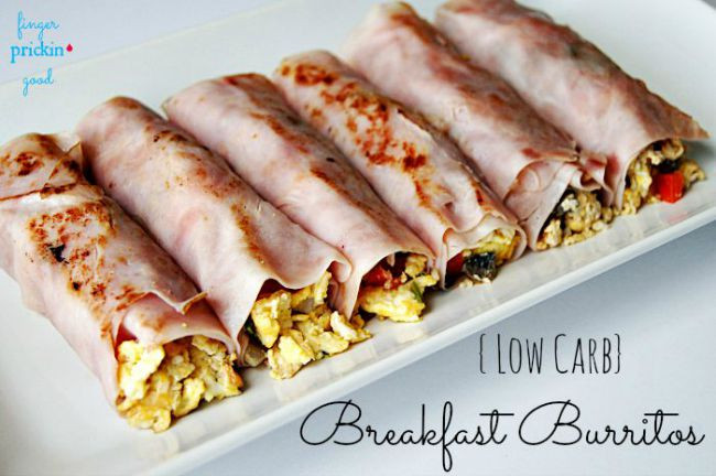 Low Carb Healthy Breakfast
 Low Carb Breakfast Burritos Finger Prickin Good