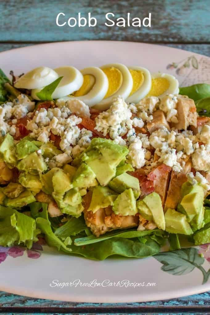 Low Carb Healthy Recipes
 Healthy Chicken Cobb Salad for e