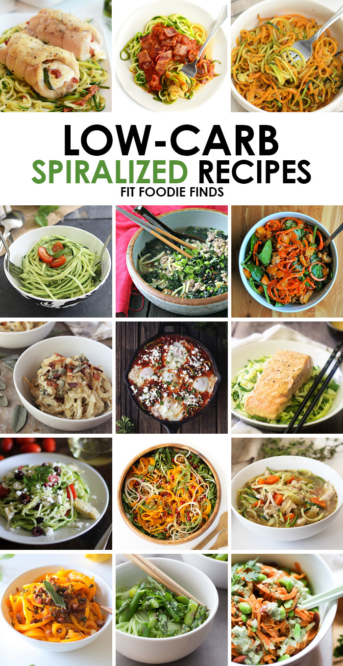 Low Carb Healthy Recipes
 Low Carb Spiralized Recipes Fit Foo Finds