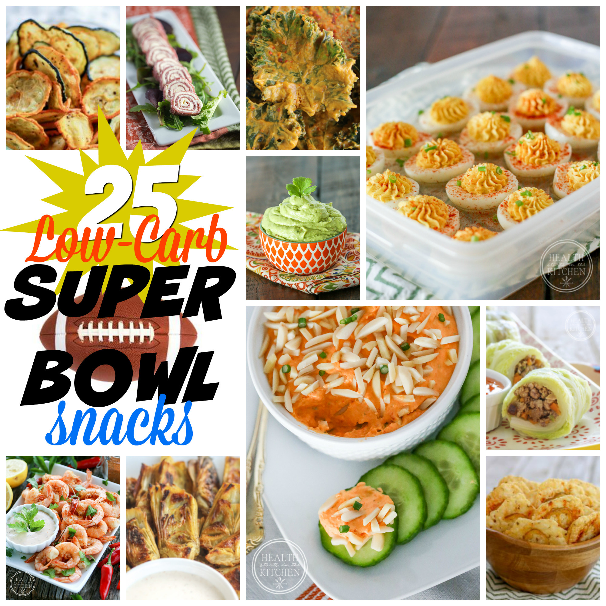 Low Carb Healthy Snacks
 25 Low Carb Super Bowl Snacks Health Starts in the Kitchen