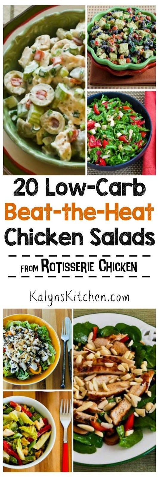 Low Carb Summer Dinners
 20 Low Carb Beat the Heat Chicken Salads to Make from