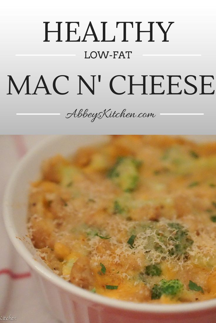 Low Fat Healthy Recipes
 Low Fat Healthy Baked Mac n’ Cheese Recipe