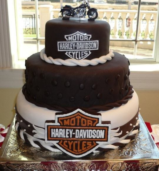 Lowes Foods Wedding Cakes
 Harley Davidson Cake Pastries with Bling