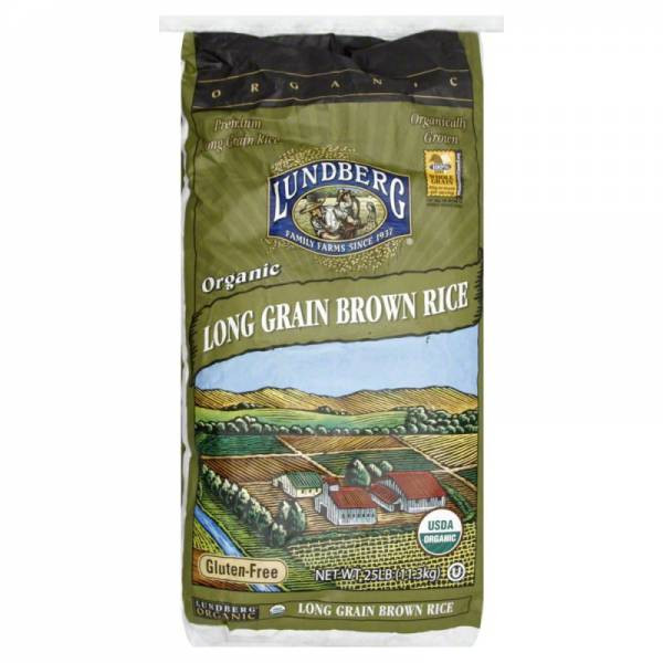 Lundberg Organic Brown Rice
 Lundberg Farms Organic Long Brown Rice 25 lbs