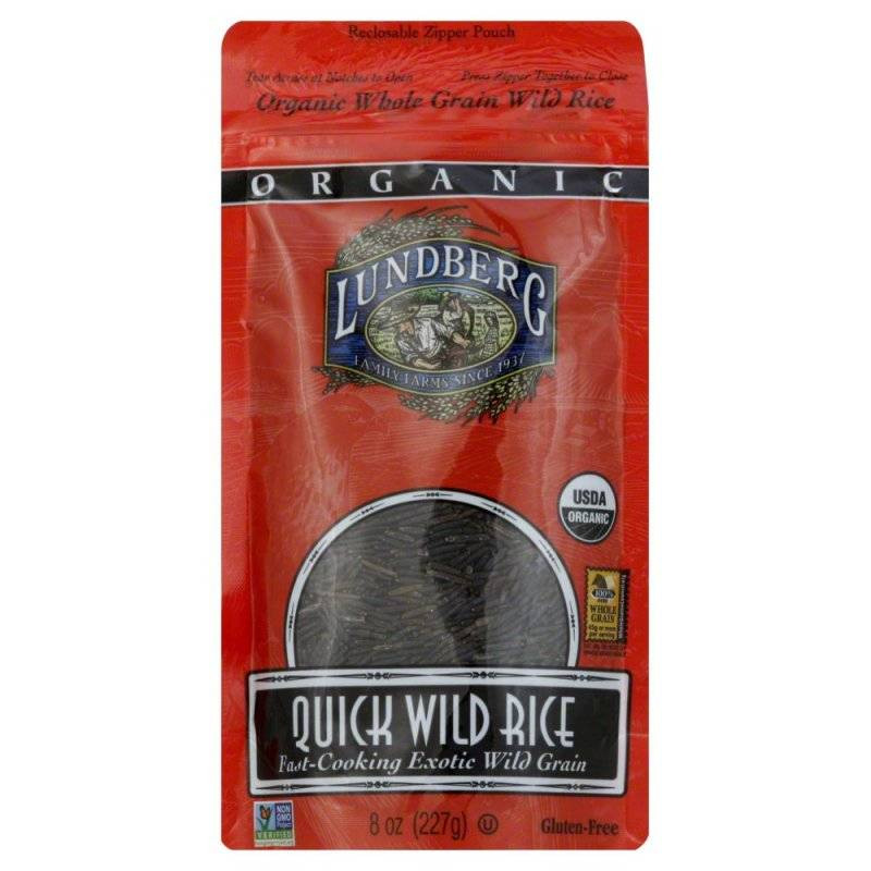 Lundberg Organic Wild Rice
 Lundberg Farms Organic Quick Wild Rice 6 oz 6 Pack