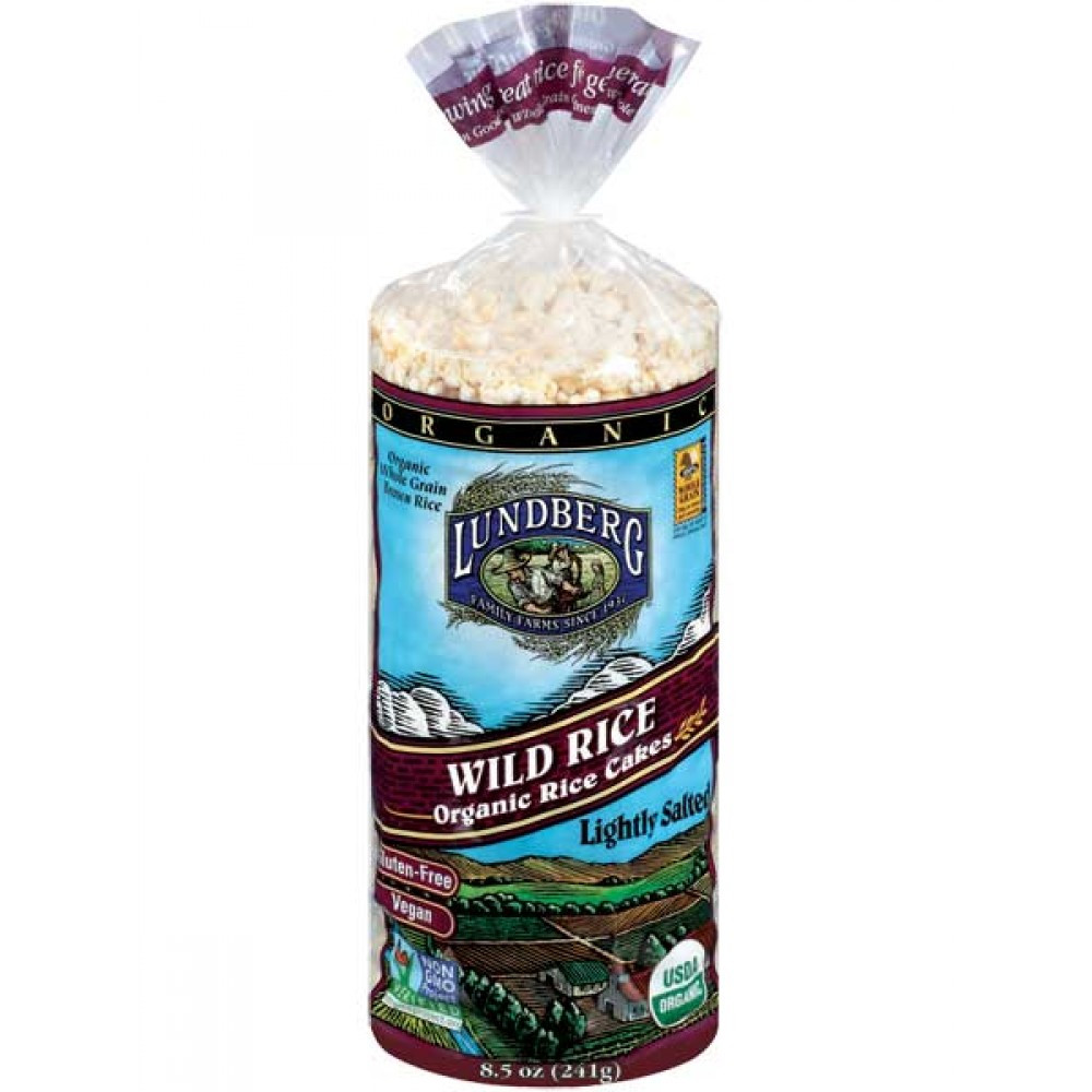 Lundberg Organic Wild Rice
 Lundberg Organic Wild Rice Cakes Lightly Salted