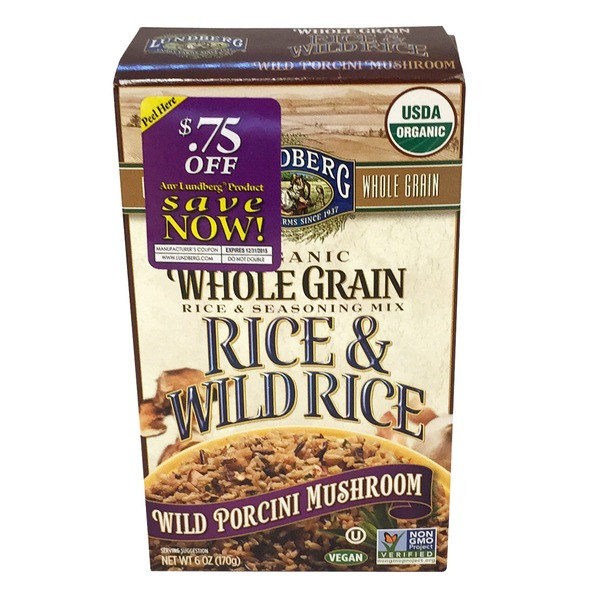 Lundberg Organic Wild Rice
 Lundberg Family Farms Organic Whole Grain Wild Porcini