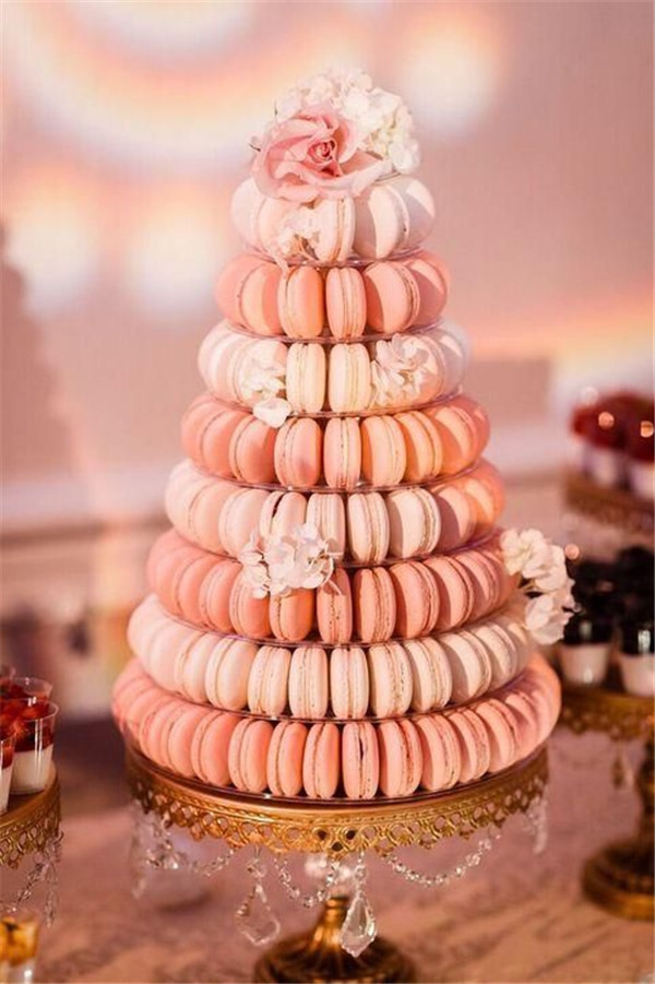 Macaroon Wedding Cakes
 18 Sweet Macaroon Wedding Cake Ideas to Dazzle Your Guests
