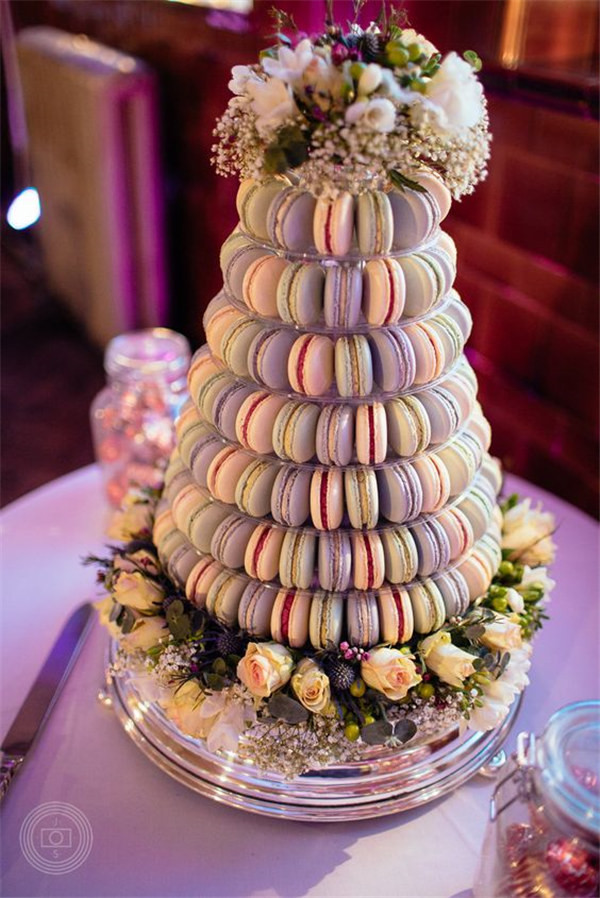 Macaroon Wedding Cakes
 18 Sweet Macaroon Wedding Cake Ideas to Dazzle Your Guests