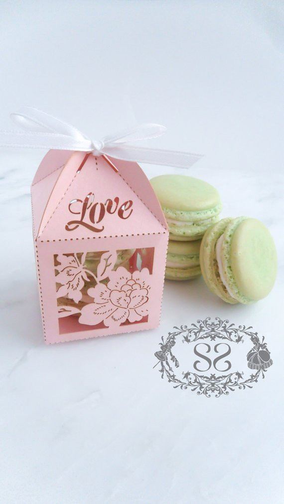 Macaroons Wedding Favors
 Wedding Favors Macaron Favor Wedding Love Favor Box and 2