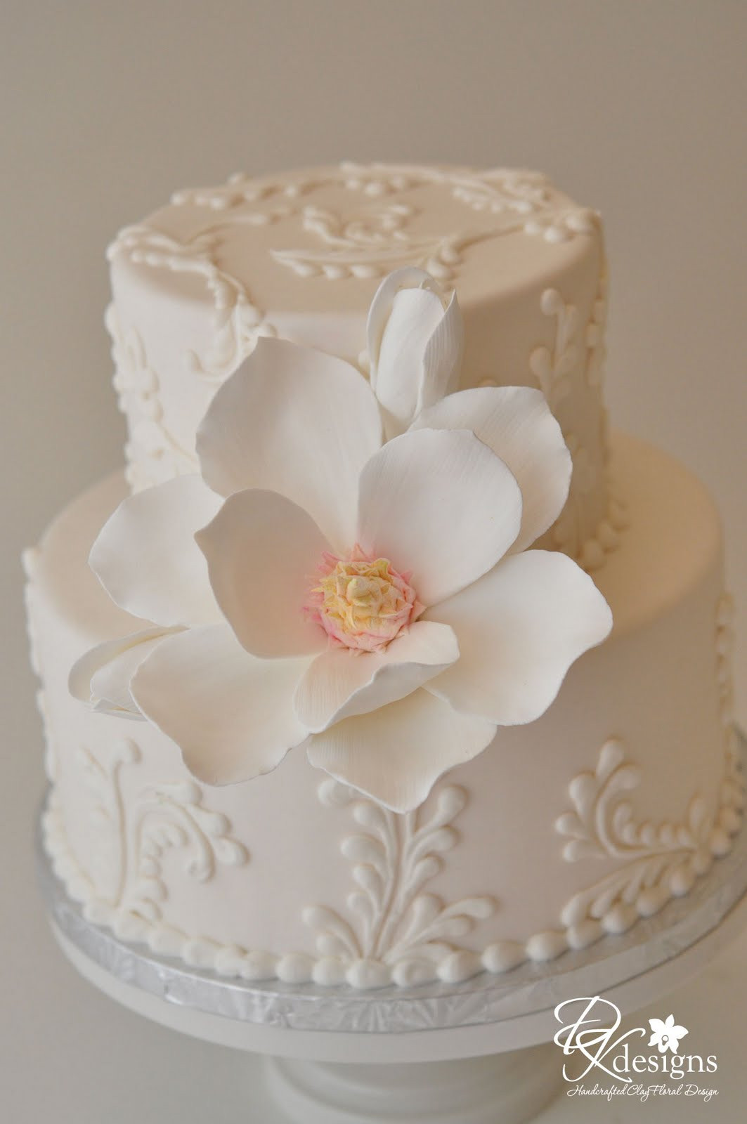 Magnolia Wedding Cakes
 DK Designs Form Magnolia Cake Flower