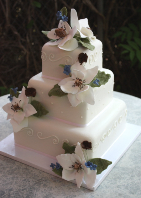 Magnolia Wedding Cakes
 Sugar Magnolia Wedding Cake – Sedona Wedding Cakes