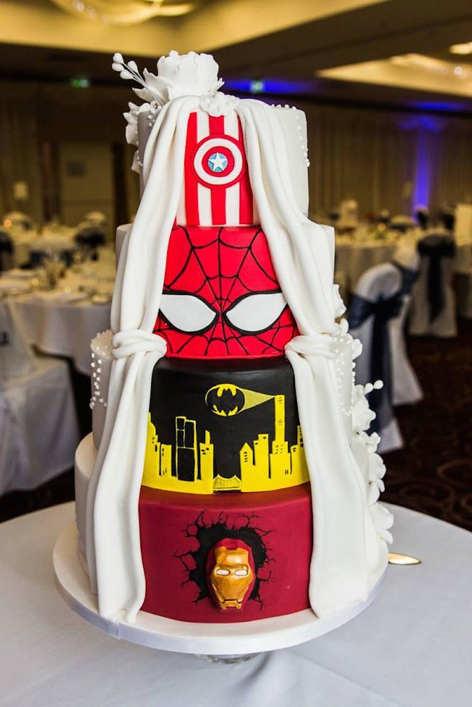 Mail Order Wedding Cakes
 Wedding Cake Cute Batman Wedding Cake For Unusual Wedding