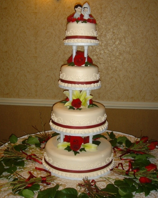 Mail Order Wedding Cakes
 KG Bakery Wedding Cakes