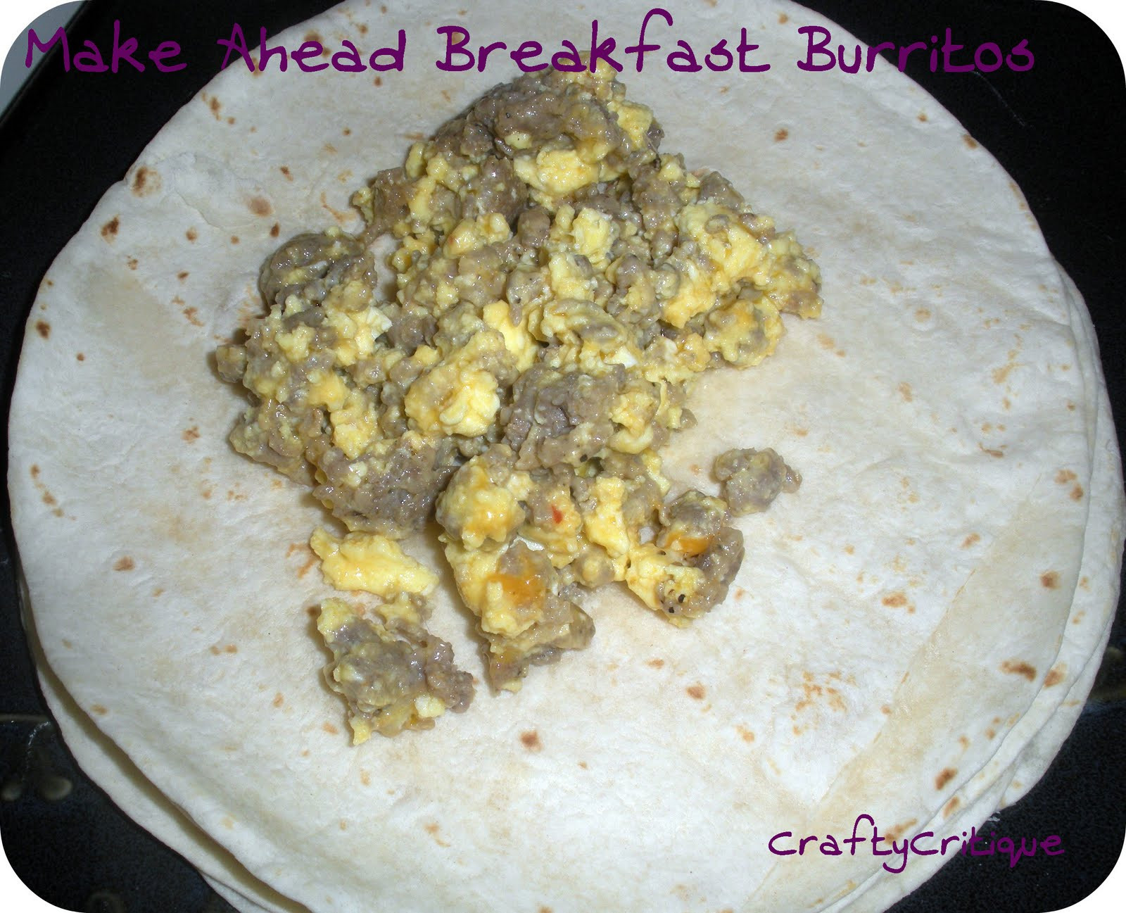 Make Ahead Healthy Breakfast Burritos
 Make Ahead Healthy Breakfast Burritos