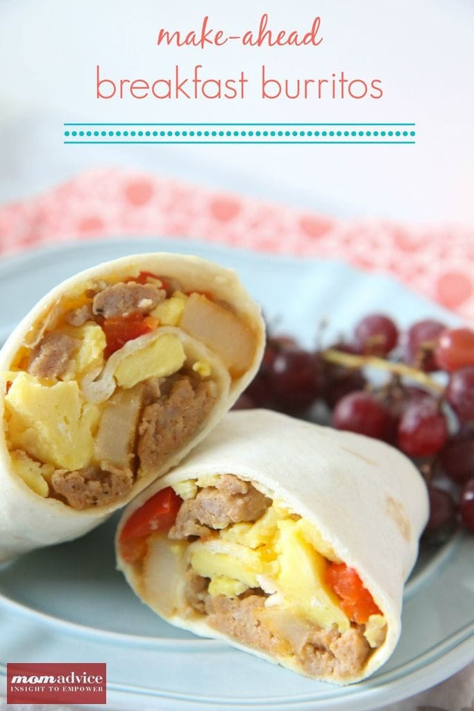 Make Ahead Healthy Breakfast Burritos
 make ahead healthy breakfast burritos