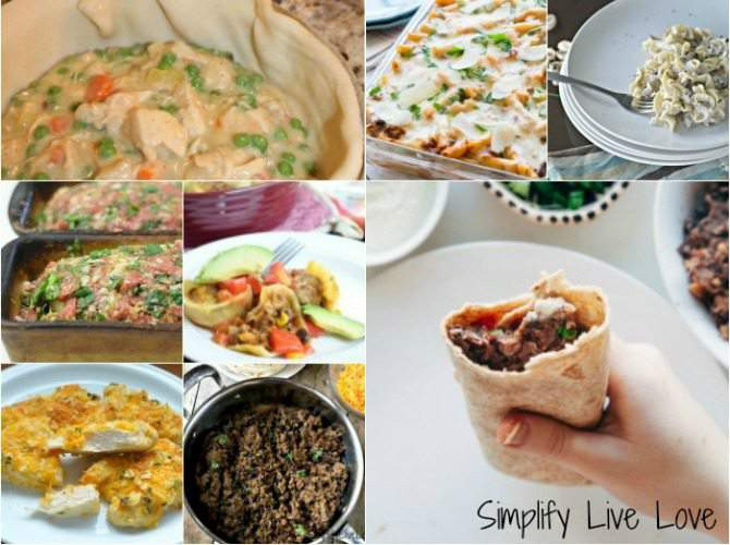 Make Ahead Healthy Dinners
 15 Healthy Make Ahead Freezer Meals Simplify Live Love