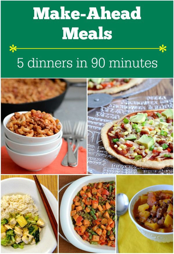 Make Ahead Healthy Dinners
 15 best Quick & Healthy Dinners images on Pinterest