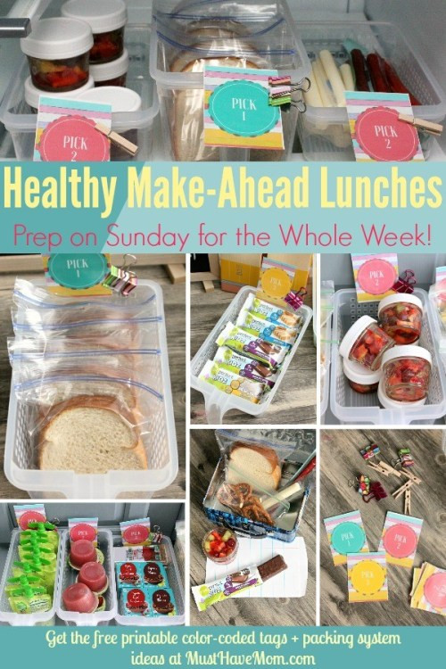 Make Ahead Healthy Lunches
 Back To School Tips and Ideas Plus Merry Monday Link Up