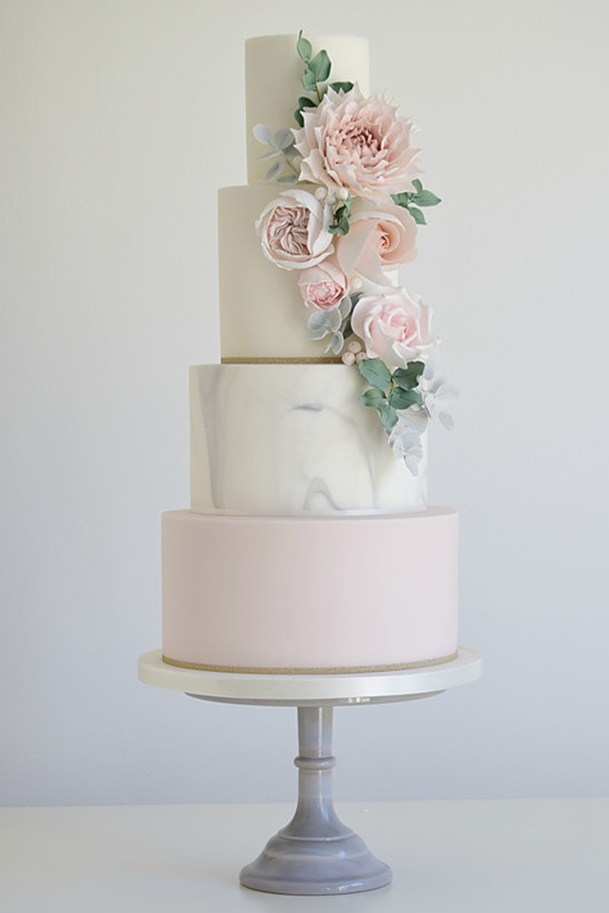 Marble Wedding Cakes
 Marble Wedding Ideas Wedding Ideas by Colour