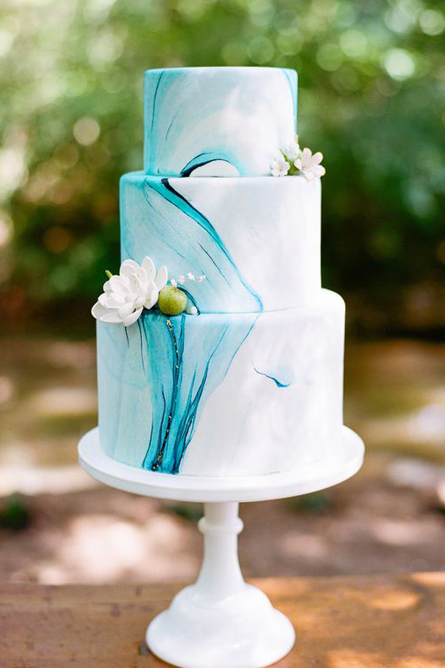 Marble Wedding Cakes
 Marble Wedding Cakes Wedding Ideas By Colour