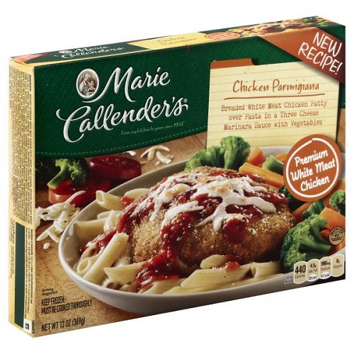 Marie Callender Frozen Dinners Healthy
 Marie Callender s Frozen Dinner Chicken Parmigiana 13 oz box