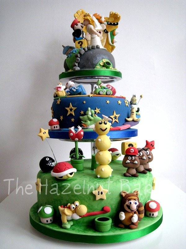 Mario Wedding Cakes
 Spectacular Super Mario Wedding Cake [pics] Global Geek News