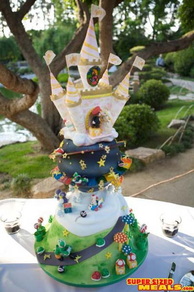 Mario Wedding Cakes
 SupersizedMeals Super Mario Wedding Cake