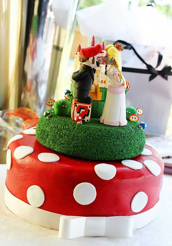 Mario Wedding Cakes
 Os 25 bolos de casamento geeks O Verso do Inverso