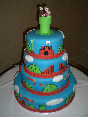 Mario Wedding Cakes
 Best Mario cake EVER