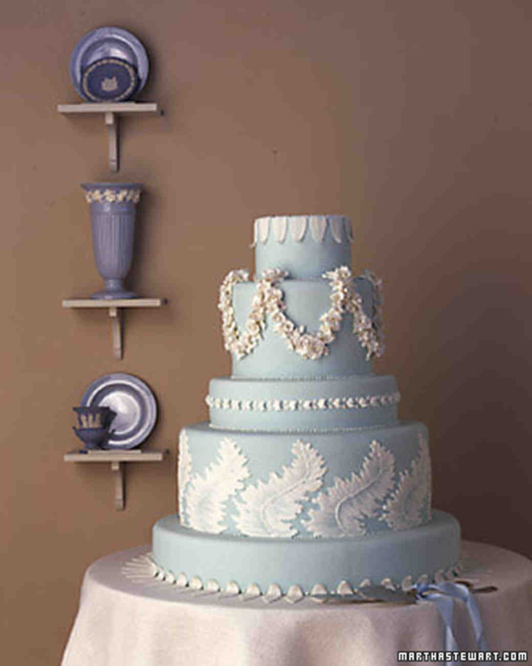 Martha Stewart Wedding Cakes
 Wedding Cakes Inspired by China Patterns