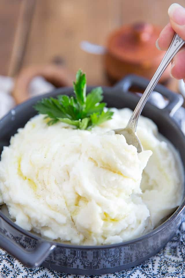 Mashed Potatoes Healthy
 Healthier Mashed Potatoes • The Healthy Foo