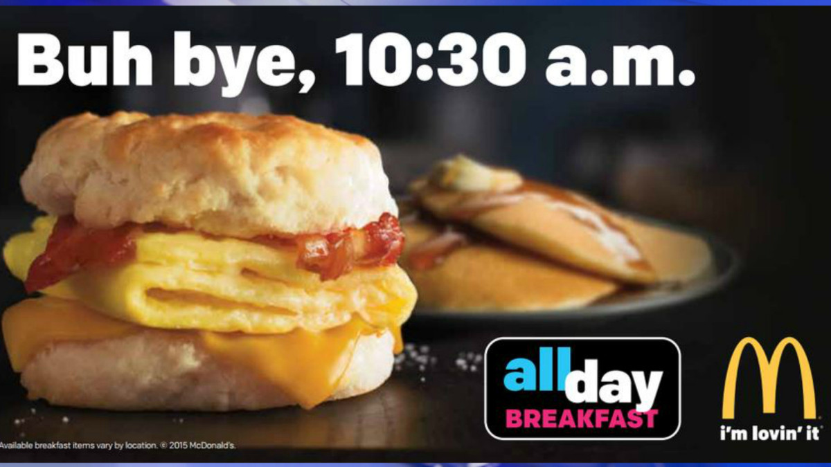 Mcdonalds Healthy Breakfast
 Area McDonald’s locations release all day breakfast menu