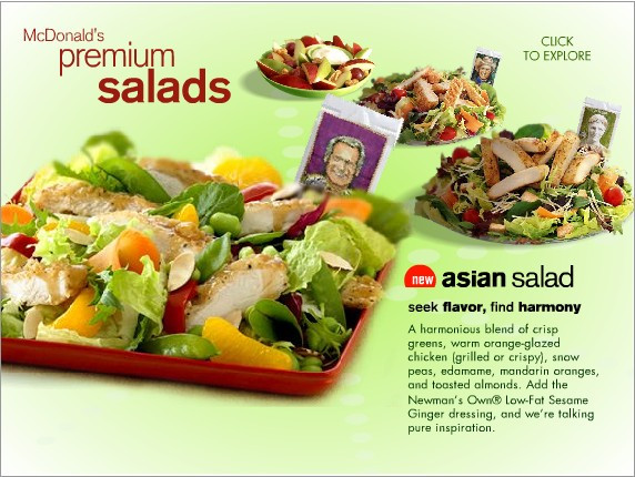 Mcdonalds Salads Healthy
 McDonald’s How does the pany do it