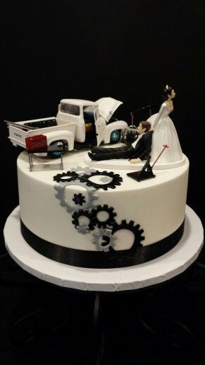 Mechanic Wedding Cakes
 Mechanics Groom s Cake My Cakes Pinterest