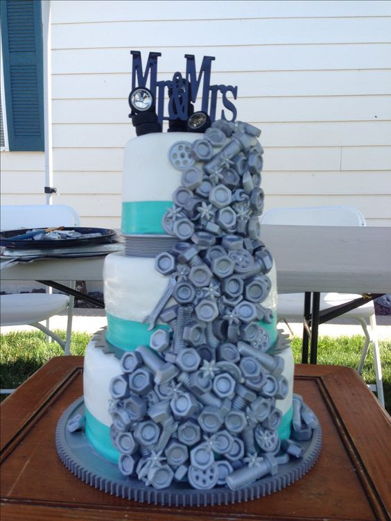 Mechanic Wedding Cakes
 Wedding Cakes and Wedding cakes on Pinterest