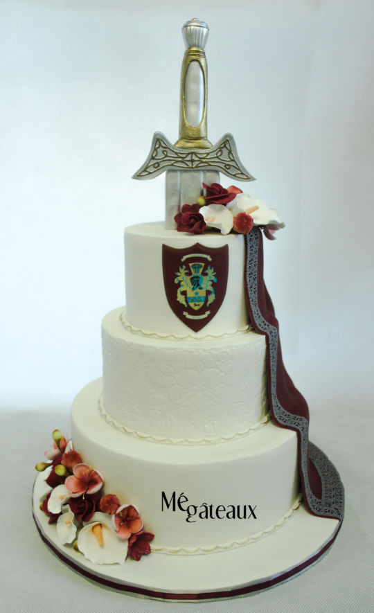 Medieval Wedding Cakes
 me val wedding cake cake by Mé Gâteaux CakesDecor