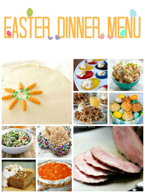 Menu For Easter Dinner
 It Thursday from Link Party 39 TGIF This