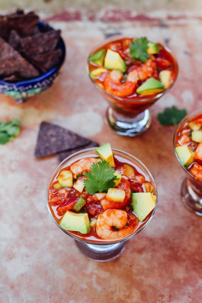 Mexican Appetizers Healthy
 Mexican Shrimp Cocktail Eating Bird Food