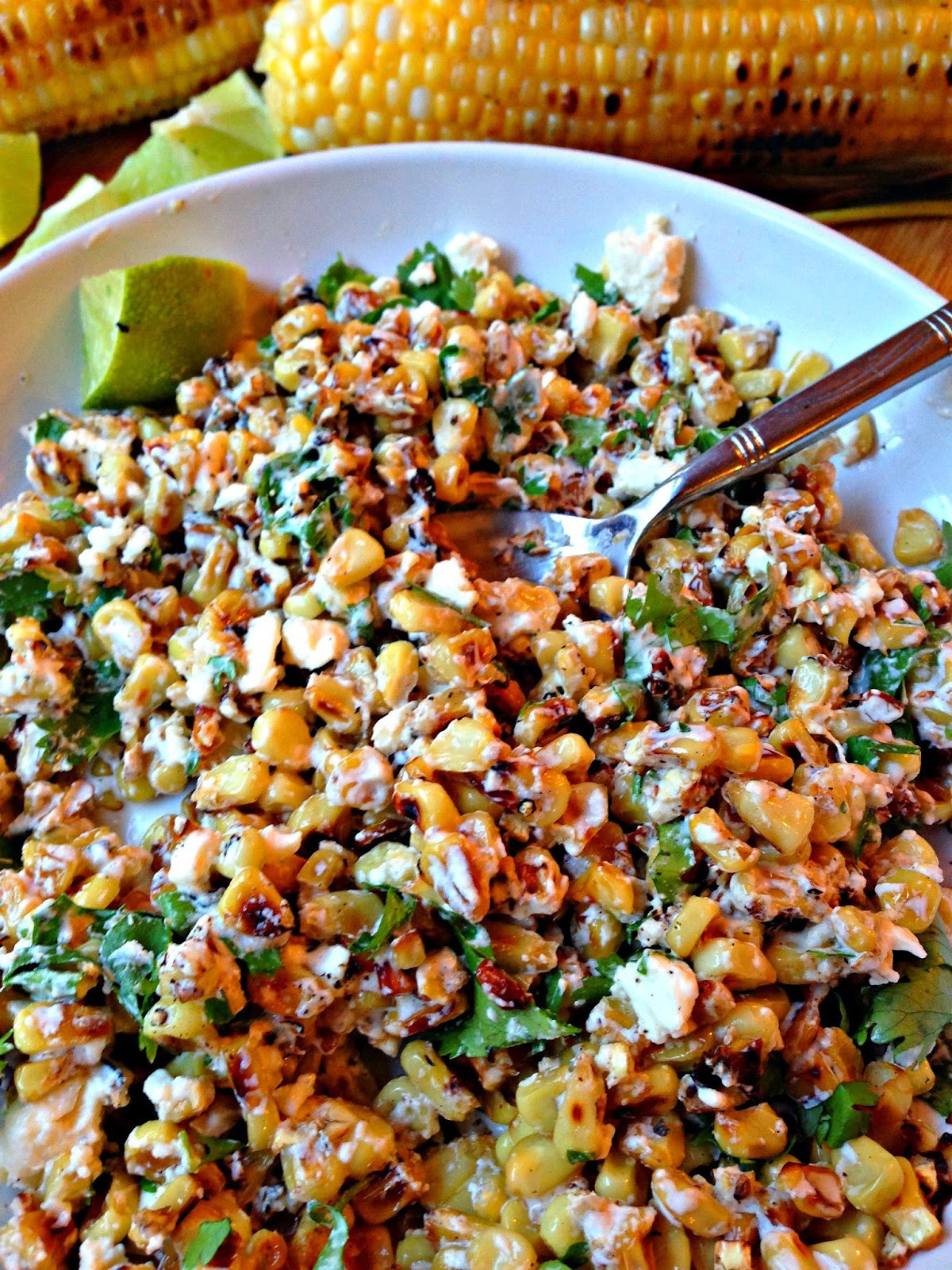 Mexican Side Dishes Healthy
 Mexican Cilantro Lime Corn Crema Elotes From Everyday