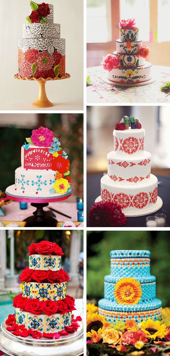 Mexican Themed Wedding Cakes
 mexican