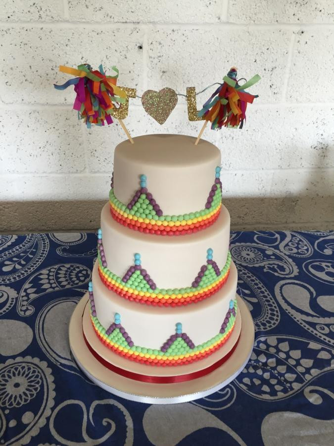 Mexican Themed Wedding Cakes
 Mexican themed wedding cake cake by charmaine cameron